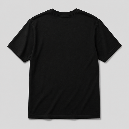 Black Altstar crew-neck t-shirt, short sleeves, plain front