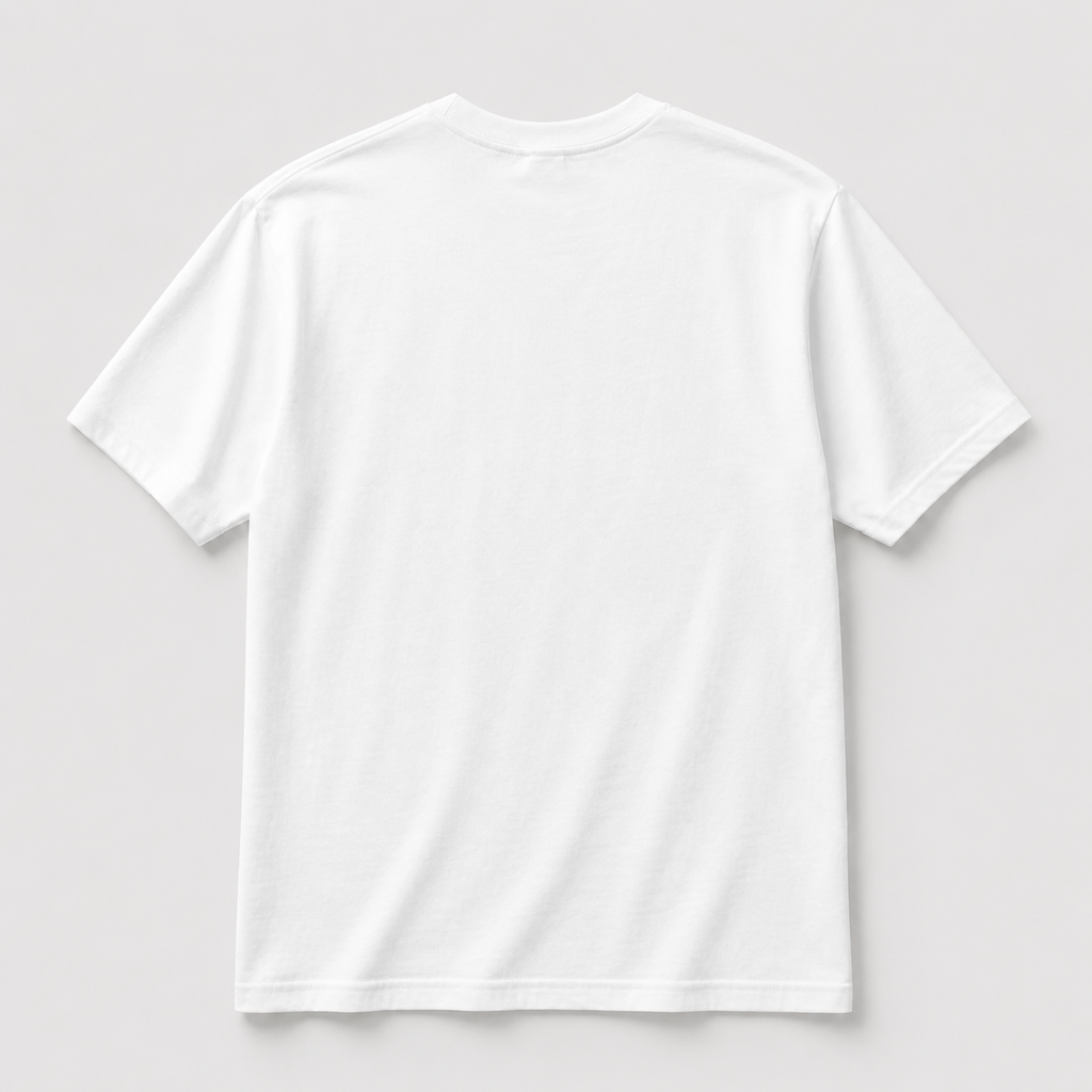 White Altstar crewneck T-shirt, plain back