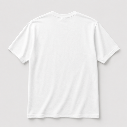 White Altstar crewneck T-shirt, plain back
